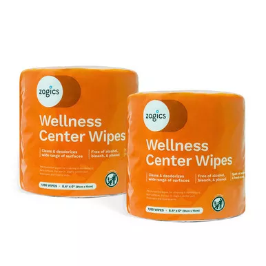 Zogics Wellness Center Cleaning Wipes (2 Rolls/Case)
