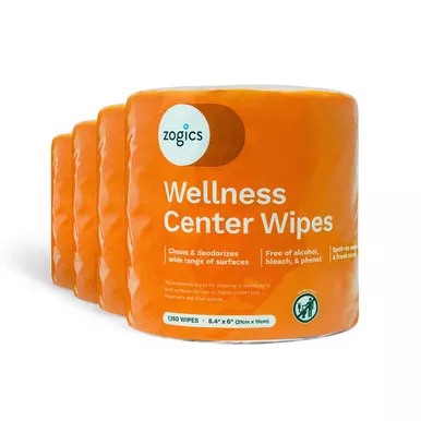 Zogics Wellness Center Cleaning Wipes (4 Rolls/Case)
