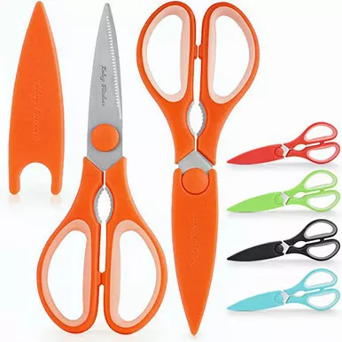 Zulay Kitchen - Kitchen Shears (Orange)
