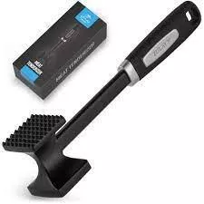 Zulay Kitchen - Meat Tenderizer Hammer (Black) - 10"