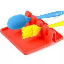 Zulay Kitchen - Silicone Utensil Rest (Red)